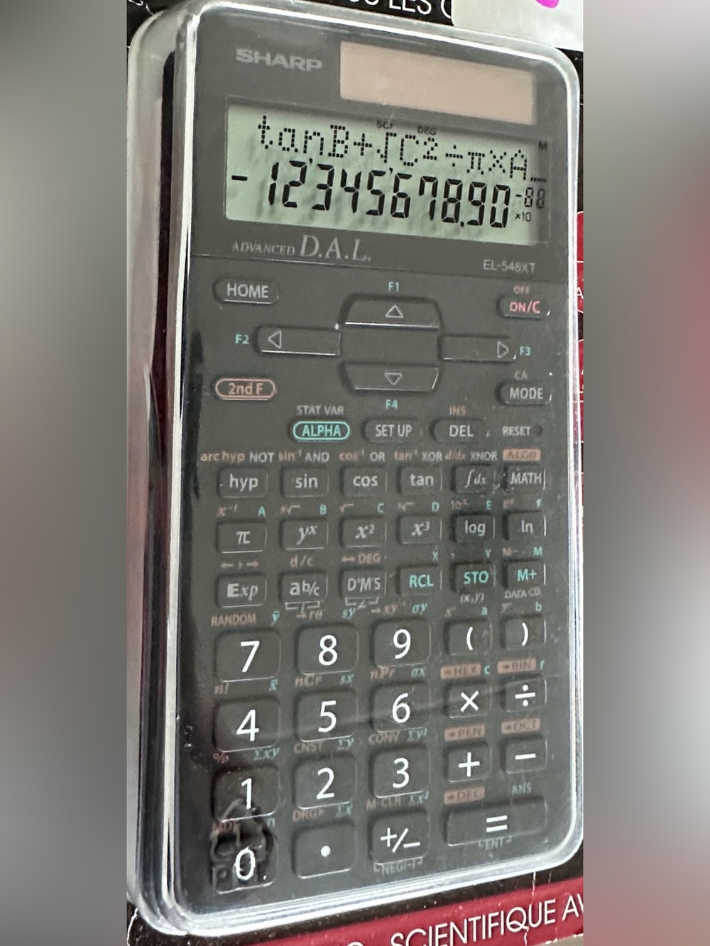 SHARP ll EL-546XTB Scientific Calculator - Black